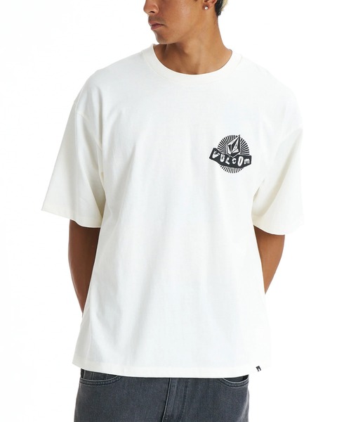 VOLCOM(ボルコム)の「VOLCOM/ボルコム メンズ 半袖 Tシャツ VST261010(Tシャツ/カットソー・メンズ・グレイッシュブルー/オフホワイト/ブラック・L/M)」の9枚目の写真