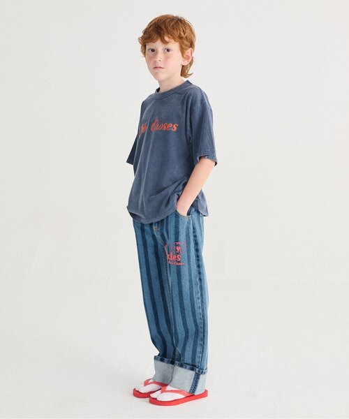BOBO CHOSES(ボボショーズ)の「Bobo Choses 半袖Tシャツ【キッズ】(Tシャツ/カットソー・キッズ・ネイビー・130/120/110/100)」の3枚目の写真