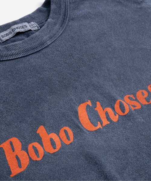 BOBO CHOSES(ボボショーズ)の「Bobo Choses 半袖Tシャツ【キッズ】(Tシャツ/カットソー・キッズ・ネイビー・130/120/110/100)」の5枚目の写真