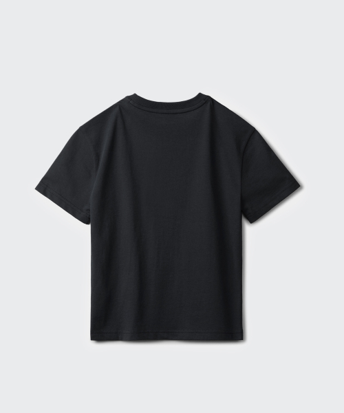 MUSINSA STANDARD KIDS（ムシンサスタンダードキッズ）の「リラックスドクルーネックTシャツ[ブラック]（Tシャツ/カットソー・レディース・その他・100/160/140/150/130/120/110）」の5枚目の写真