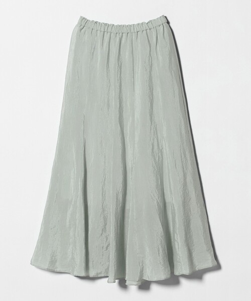 BEAUTY&YOUTH UNITED ARROWS（ビューティーアンドユースユナイテッドアローズ）の「セルロースナイロン ワッシャーロングスカート ウォッシャブル（スカート・レディース・ネイビー/ホワイト/ライム・S/M）」の16枚目の写真