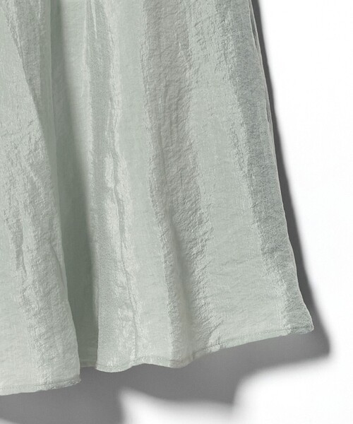 BEAUTY&YOUTH UNITED ARROWS（ビューティーアンドユースユナイテッドアローズ）の「セルロースナイロン ワッシャーロングスカート ウォッシャブル（スカート・レディース・ネイビー/ホワイト/ライム・S/M）」の20枚目の写真