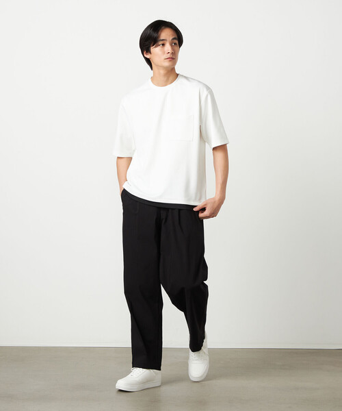 COMME CA ISM(コムサイズム)の「【吸水速乾】フェイクレイヤードTシャツ(Tシャツ/カットソー・メンズ・ミント/グレー/ホワイト/チャコール・MEDIUM/LARGE)」の22枚目の写真