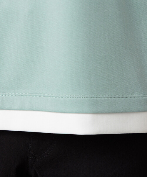 COMME CA ISM(コムサイズム)の「【吸水速乾】フェイクレイヤードTシャツ(Tシャツ/カットソー・メンズ・ミント/グレー/ホワイト/チャコール・MEDIUM/LARGE)」の20枚目の写真