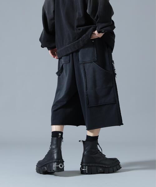 DANKE SCHON(ダンケシェーン)の「DankeSchon/ダンケシェーン/SULFUR SWEAT W-KNEE SHORTS(スウェットパンツ・レディース・ブラック/ホワイト・S/M/L)」の16枚目の写真