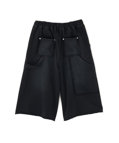 DANKE SCHON(ダンケシェーン)の「DankeSchon/ダンケシェーン/SULFUR SWEAT W-KNEE SHORTS(スウェットパンツ・レディース・ブラック/ホワイト・S/M/L)」の12枚目の写真