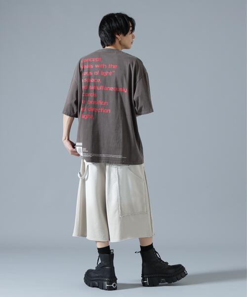 DANKE SCHON(ダンケシェーン)の「DankeSchon/ダンケシェーン/SULFUR SWEAT W-KNEE SHORTS(スウェットパンツ・レディース・ブラック/ホワイト・S/M/L)」の6枚目の写真