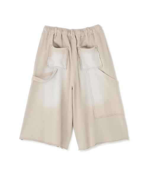 DANKE SCHON(ダンケシェーン)の「DankeSchon/ダンケシェーン/SULFUR SWEAT W-KNEE SHORTS(スウェットパンツ・レディース・ブラック/ホワイト・S/M/L)」の9枚目の写真