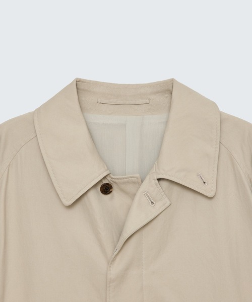 markaware(マーカウェア)の「【marka】RAGLAN SLEEVE COAT(ダウンジャケット/コート・メンズ・ブラック/ベージュ・2)」の3枚目の写真