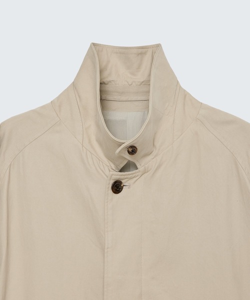 markaware(マーカウェア)の「【marka】RAGLAN SLEEVE COAT(ダウンジャケット/コート・メンズ・ブラック/ベージュ・2)」の4枚目の写真