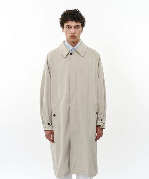markaware(マーカウェア)の「【marka】RAGLAN SLEEVE COAT(ダウンジャケット/コート・メンズ・ブラック/ベージュ・2)」の10枚目の写真