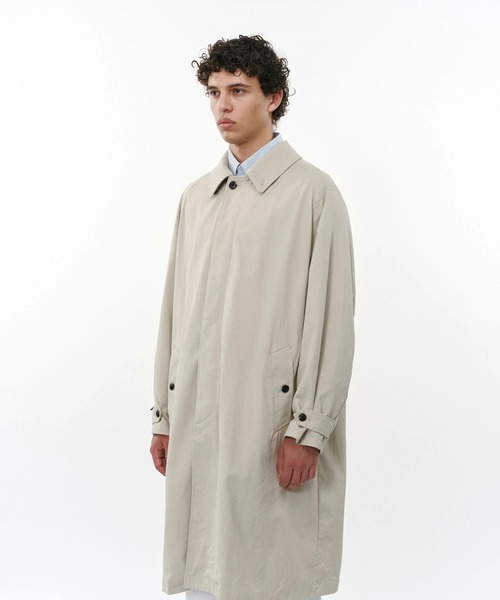 markaware(マーカウェア)の「【marka】RAGLAN SLEEVE COAT(ダウンジャケット/コート・メンズ・ブラック/ベージュ・2)」の12枚目の写真