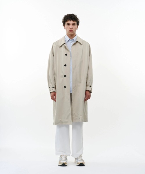 markaware(マーカウェア)の「【marka】RAGLAN SLEEVE COAT(ダウンジャケット/コート・メンズ・ブラック/ベージュ・2)」の13枚目の写真