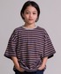 PAIRMANON STREET（ペアマノンストリート）の「【綿100%】シンプル マルチボーダー 半袖 Tシャツ【PAIRMANON STREET】（Tシャツ/カットソー・130）」