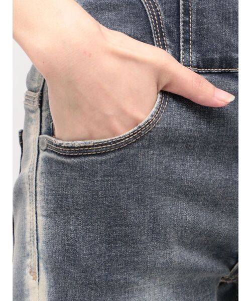 EMODA(エモダ)の「ハートダメージハイウエストフレアパギンス(デニムパンツ・レディース・ブラック/インディゴブルー・MEDIUM/SMALL/X-SMALL)」の20枚目の写真