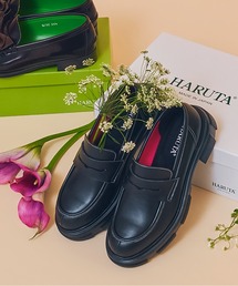 Casselini（キャセリーニ）の「Casselini(キャセリーニ)【HARUTA×Casselini】Contrast Stitch Loafer（ローファー）」