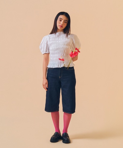 Casselini（キャセリーニ）の「Casselini(キャセリーニ)【HARUTA×Casselini】Contrast Stitch Loafer（ローファー・レディース・ブラック・22.5cm/23cm/23.5cm/24cm/24.5cm）」の6枚目の写真