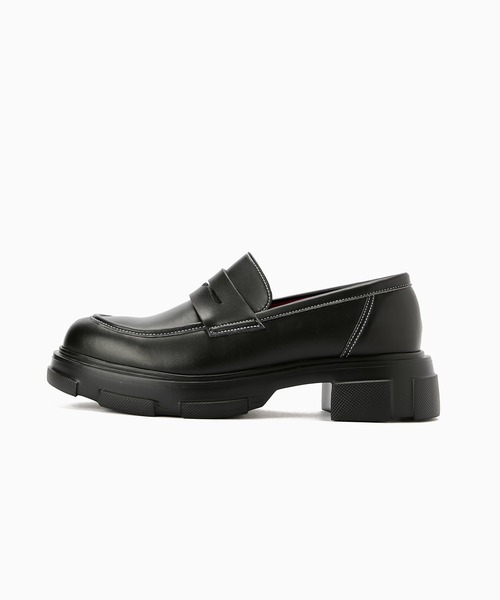 Casselini（キャセリーニ）の「Casselini(キャセリーニ)【HARUTA×Casselini】Contrast Stitch Loafer（ローファー・レディース・ブラック・22.5cm/23cm/23.5cm/24cm/24.5cm）」の12枚目の写真