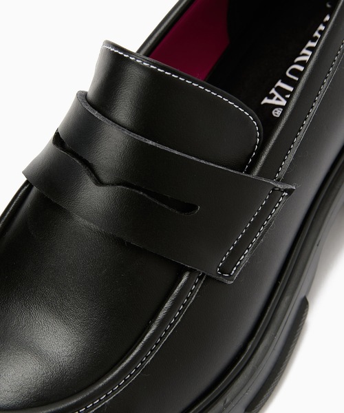 Casselini（キャセリーニ）の「Casselini(キャセリーニ)【HARUTA×Casselini】Contrast Stitch Loafer（ローファー・レディース・ブラック・22.5cm/23cm/23.5cm/24cm/24.5cm）」の16枚目の写真