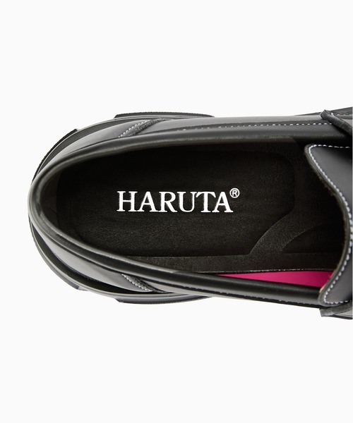 Casselini（キャセリーニ）の「Casselini(キャセリーニ)【HARUTA×Casselini】Contrast Stitch Loafer（ローファー・レディース・ブラック・22.5cm/23cm/23.5cm/24cm/24.5cm）」の19枚目の写真