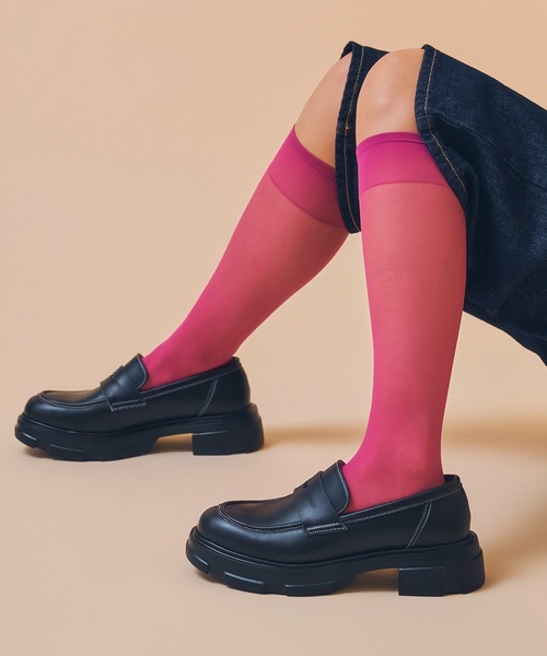 Casselini(キャセリーニ)の「Casselini(キャセリーニ)【HARUTA×Casselini】Contrast Stitch Loafer(ローファー・レディース・ブラック・22.5cm/23cm/23.5cm/24cm/24.5cm)」の20枚目の写真