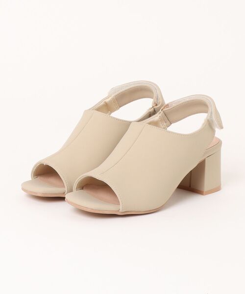 ZUMA COLLECTION(ズマコレクション)の「【zuma collection】バックベルトサンダル(サンダル・レディース・ブラック/アイボリー/ベージュ・S/M/L/LL)」の1枚目の写真