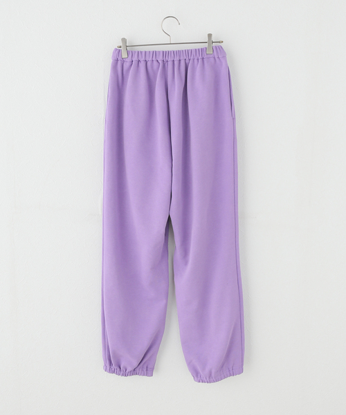 PROVOKE （プロヴォーク）の「【PROVOKE/プロヴォーク】sweat easy pants（スウェットパンツ・レディース・ダークパープル・FREE）」の2枚目の写真