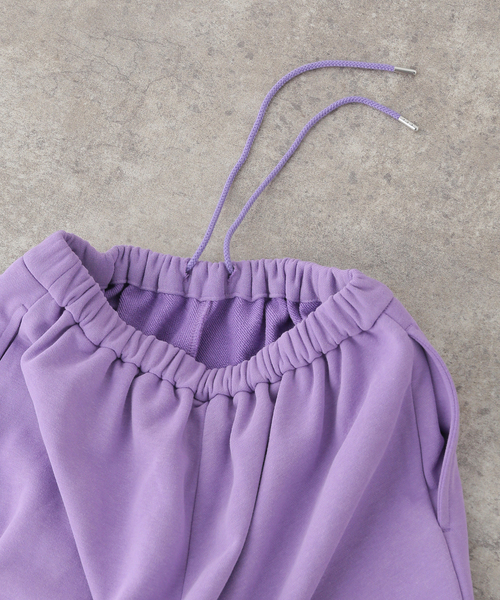 PROVOKE （プロヴォーク）の「【PROVOKE/プロヴォーク】sweat easy pants（スウェットパンツ・レディース・ダークパープル・FREE）」の6枚目の写真