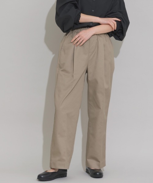 OMNES(オムネス)の「スッキリセンタープレスイージーパンツ(その他パンツ・レディース・ネイビー/ベージュ/ブラック・LARGE/MEDIUM)」の9枚目の写真