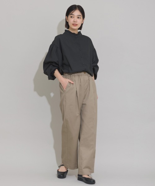 OMNES(オムネス)の「スッキリセンタープレスイージーパンツ(その他パンツ・レディース・ネイビー/ベージュ/ブラック・LARGE/MEDIUM)」の12枚目の写真