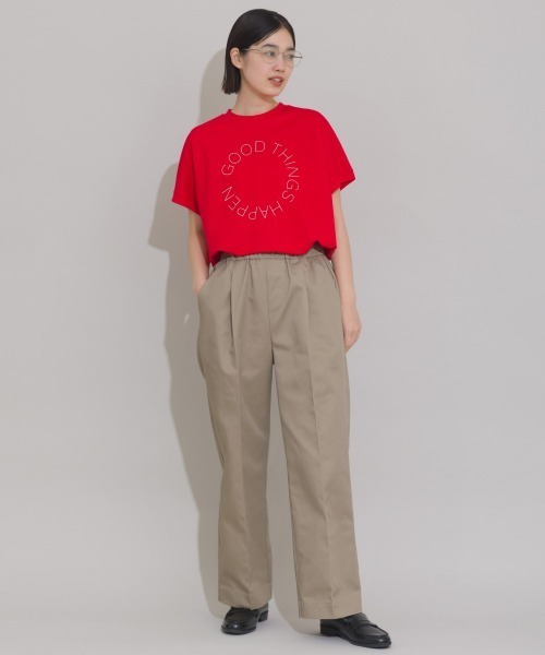 OMNES(オムネス)の「スッキリセンタープレスイージーパンツ(その他パンツ・レディース・ネイビー/ベージュ/ブラック・LARGE/MEDIUM)」の13枚目の写真