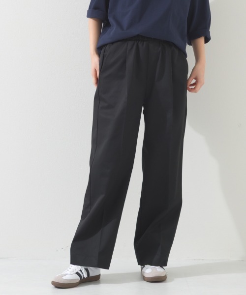 OMNES(オムネス)の「スッキリセンタープレスイージーパンツ(その他パンツ・レディース・ネイビー/ベージュ/ブラック・LARGE/MEDIUM)」の4枚目の写真