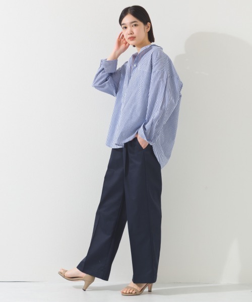 OMNES(オムネス)の「スッキリセンタープレスイージーパンツ(その他パンツ・レディース・ネイビー/ベージュ/ブラック・LARGE/MEDIUM)」の17枚目の写真