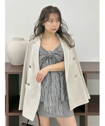 FRAY I.D | ダブルブレストカラミジャケット(テーラードジャケット)