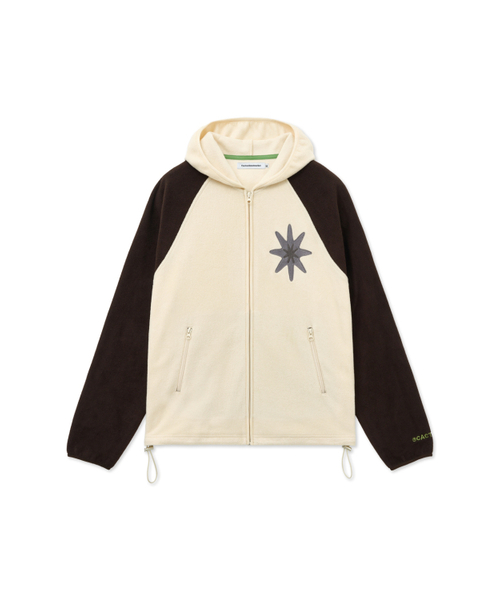 CACTUSDONUTMARKET(カクタスドーナツマーケット)の「Star Embroidery Fleece Hood Zip-up Jacket-Cream(その他アウター・レディース・その他・MEDIUM/LARGE)」の4枚目の写真