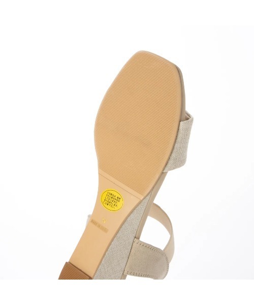 enchanted（エンチャンテッド）の「ワンストラップマテリアルゴムウエッジサンダル（サンダル・レディース・ホワイト・S/M/L）」の5枚目の写真