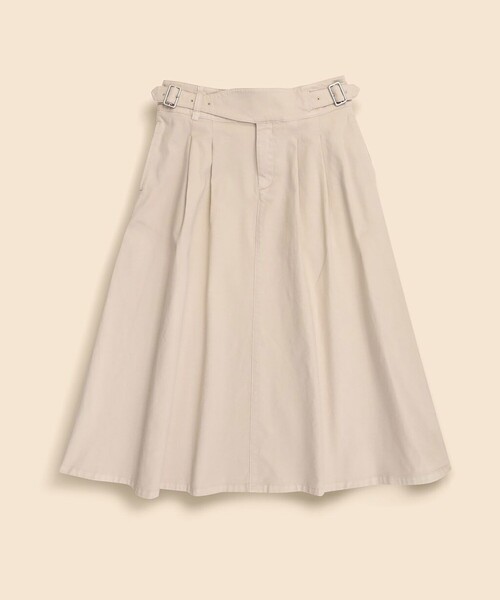 BROOKS BROTHERS(ブルックスブラザーズ)の「ストレッチコットン グルカ Aラインロングスカート(スカート・レディース・オートミール・0/2/4/6/8)」の2枚目の写真