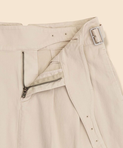 BROOKS BROTHERS(ブルックスブラザーズ)の「ストレッチコットン グルカ Aラインロングスカート(スカート・レディース・オートミール・0/2/4/6/8)」の4枚目の写真