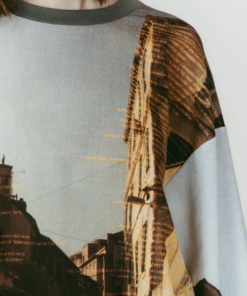 Knuth Marf（クヌースマーフ）の「scenery print long sleeve tee（Tシャツ/カットソー・レディース・その他1/その他・FREE）」の9枚目の写真