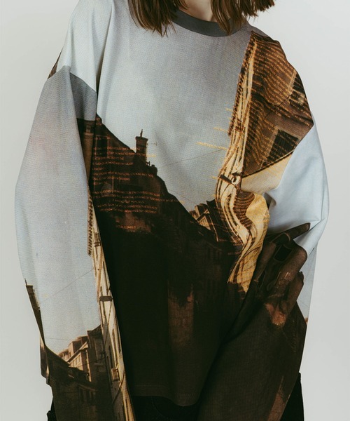 Knuth Marf（クヌースマーフ）の「scenery print long sleeve tee（Tシャツ/カットソー・レディース・その他1/その他・FREE）」の7枚目の写真