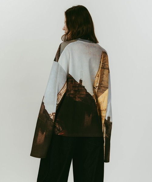 Knuth Marf（クヌースマーフ）の「scenery print long sleeve tee（Tシャツ/カットソー・レディース・その他1/その他・FREE）」の6枚目の写真