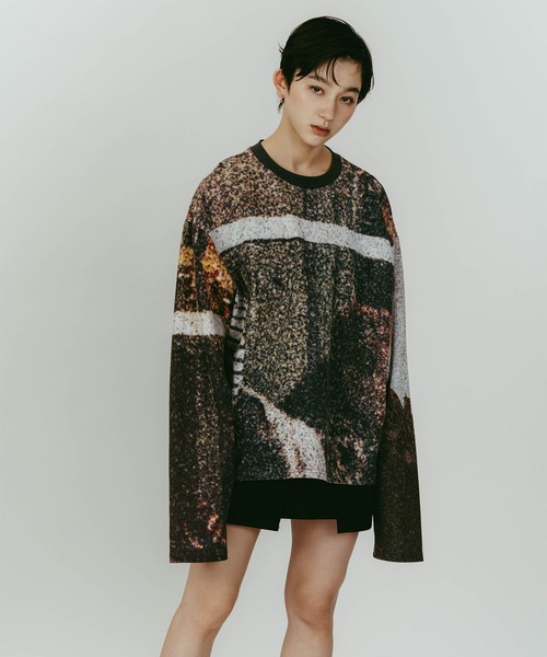 Knuth Marf（クヌースマーフ）の「scenery print long sleeve tee（Tシャツ/カットソー・レディース・その他1/その他・FREE）」の17枚目の写真