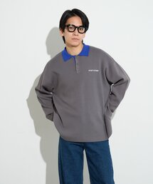 BIRTHDAY BAR（バースデイバー）の「【B-DAY STORE】バイカラーポロニット　メンズ（Tシャツ/カットソー）」