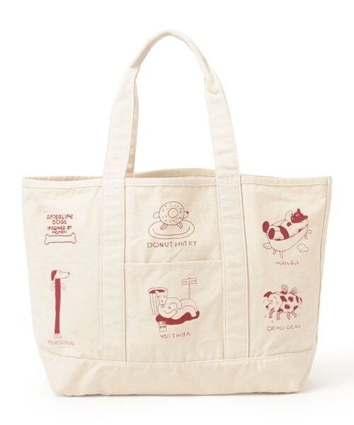 TOKYO CULTUART by BEAMS（トウキョウカルチャートバイビームス）の「norahi / AFTERLIFE DOGS Bag（トートバッグ・レディース・ナチュラル・ONE SIZE）」の3枚目の写真