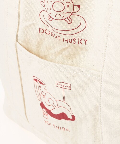 TOKYO CULTUART by BEAMS（トウキョウカルチャートバイビームス）の「norahi / AFTERLIFE DOGS Bag（トートバッグ・レディース・ナチュラル・ONE SIZE）」の8枚目の写真
