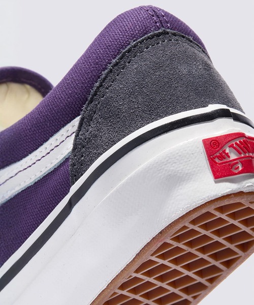 VANS(バンズ)の「VANS PREMIUM オールドスクール / LX Old Skool GREY/PURPLE VN000D56G0P1(スニーカー・メンズ・パープル・4/6/5/7/8/9/11)」の4枚目の写真