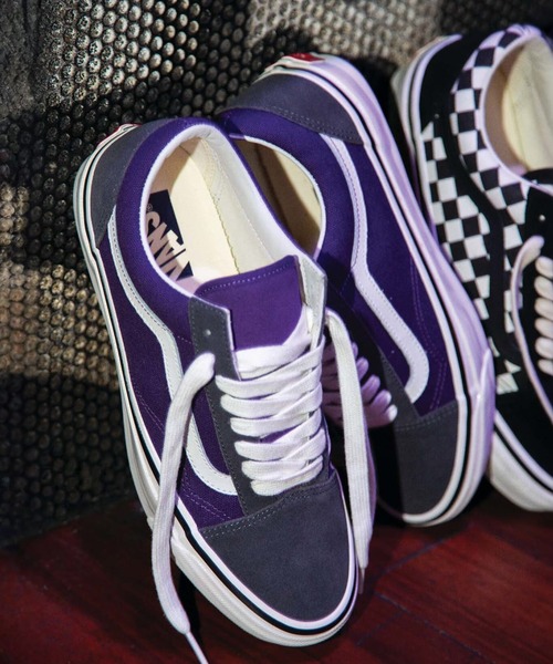 VANS(バンズ)の「VANS PREMIUM オールドスクール / LX Old Skool GREY/PURPLE VN000D56G0P1(スニーカー・メンズ・パープル・4/6/5/7/8/9/11)」の5枚目の写真