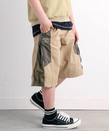 nexchic（ネクシック）の「サイドメッシュ切り替えタフタ6分丈パンツ(110~150cm)（その他パンツ）」