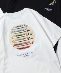 mentos/メントス オーバーサイズ プリント ポケット 半袖Tシャツ レディース メンズ
