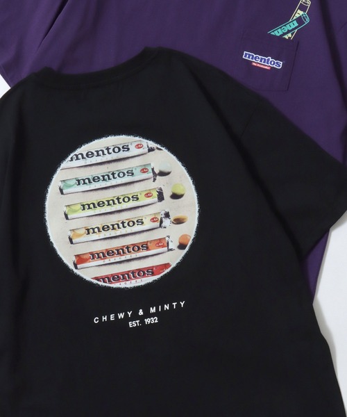 SITRY(シトリー)の「mentos/メントス オーバーサイズ プリント ポケット 半袖Tシャツ レディース メンズ(Tシャツ/カットソー・メンズ・ホワイト系その他/ライトグリーン/グリーン系その他/パープル/ホワイト/グリーン系その他2/ホワイト系その他2/ブラック系その他/ブラック系その他2/ブラック/パープル系その他2/パープル系その他・M/LL/L)」の5枚目の写真